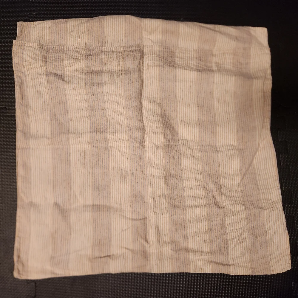 LIBECO 1 Pillow Throw Case Cover 100% Linen Striped  Belgium 25
